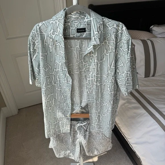 Ermenegildo Zegna [Set] Print Shirt + Swim Shorts